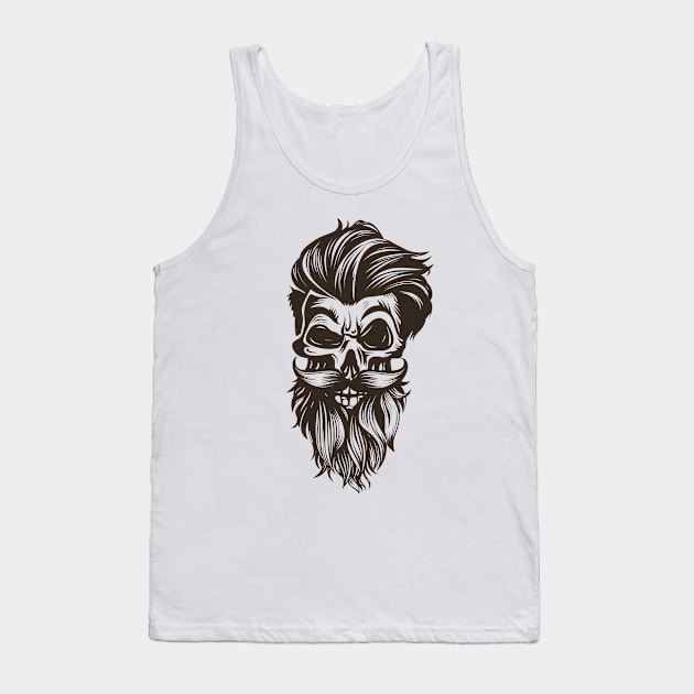 Skull Style Tank Top by Whatastory